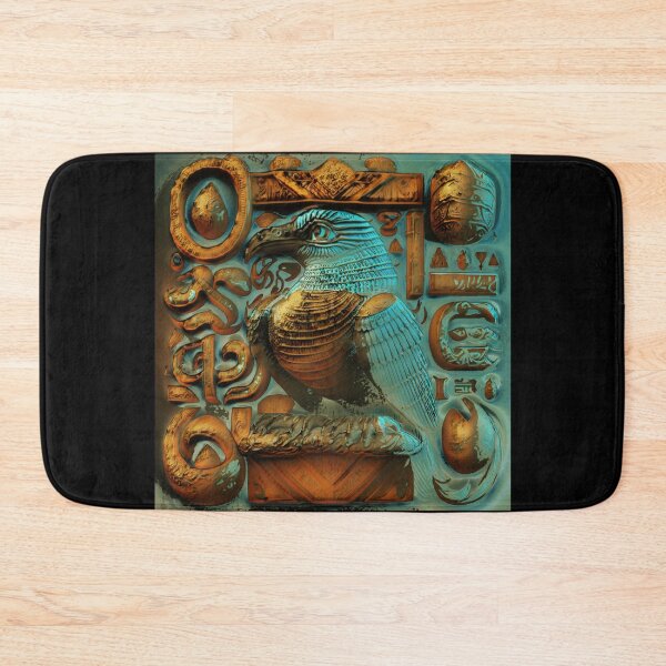Item preview, Ancient Egyptian-Inspired Bird and Glyphs designed and sold by jrfiiANIMATION.