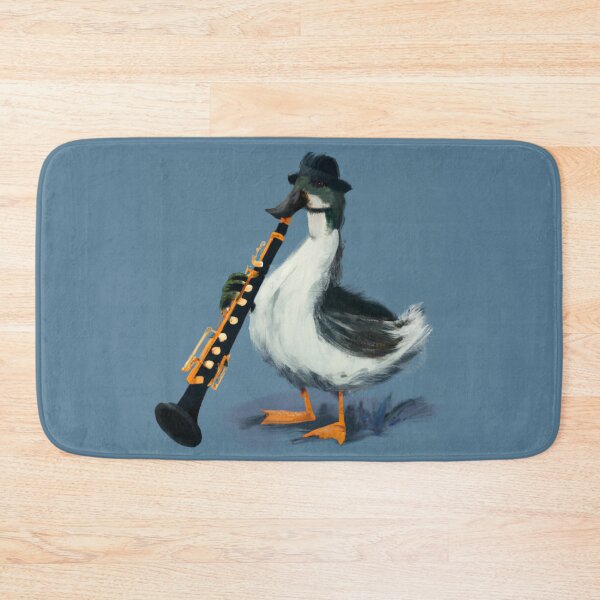 Item preview, Oboe Duck , Duck with Oboe , Oil Painting designed and sold by Color-Me-Blue.