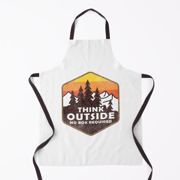 Item preview, Retro Think Outside No Box designed and sold by TonySpencer.