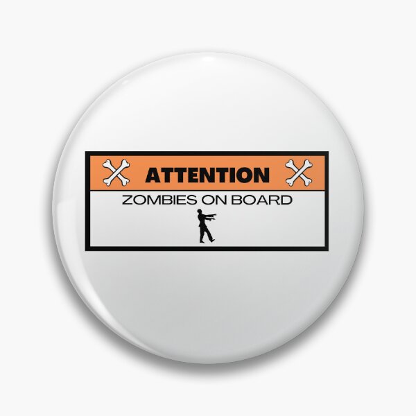 Item preview, Zombies On Board Bumper Sticker designed and sold by DEDDesign.