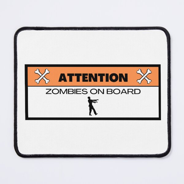 Item preview, Zombies On Board Bumper Sticker designed and sold by DEDDesign.