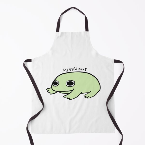 Item preview, My Eyes Hurt | Cute Green Frog designed and sold by iristocat.