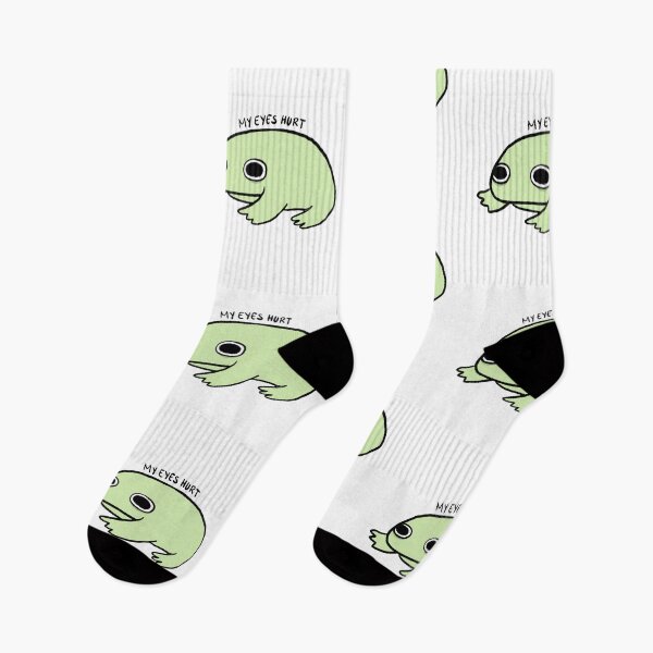 Item preview, My Eyes Hurt | Cute Green Frog designed and sold by iristocat.