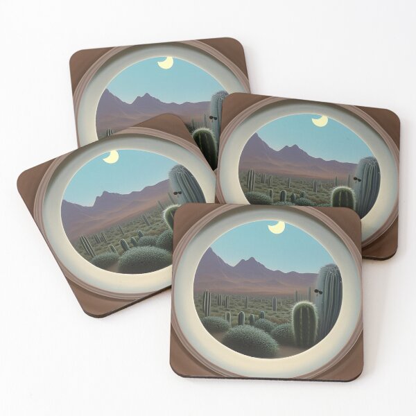 Item preview, Porthole into a magical desert scene designed and sold by DesertSkyPress.