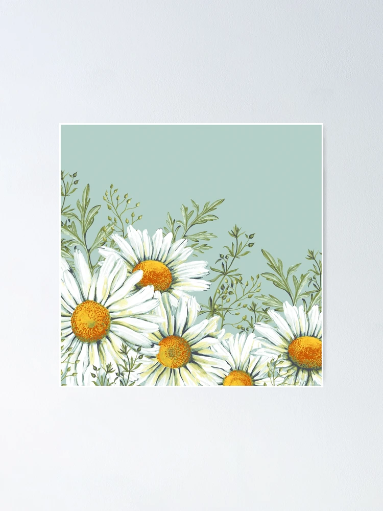 Thumbnail 1 of 3, Poster, Sweet Daisies designed and sold by Mandala Of Life.