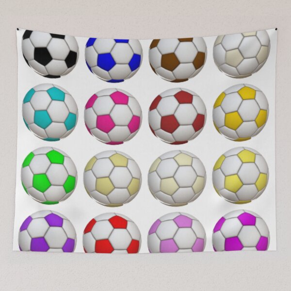 Item preview, Soccer Balls Multiple Colors 16 Balls designed and sold by HatzicTshirts.