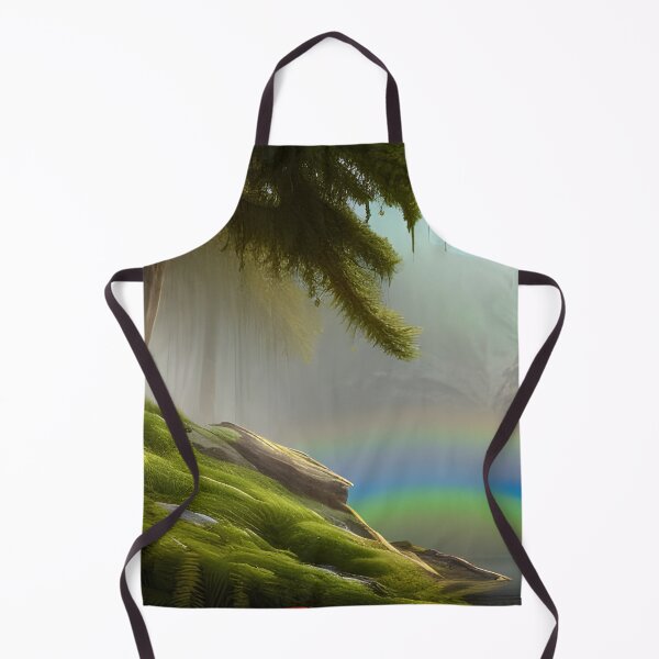 Item preview, Alpine lake with rainbow designed and sold by DesertSkyPress.