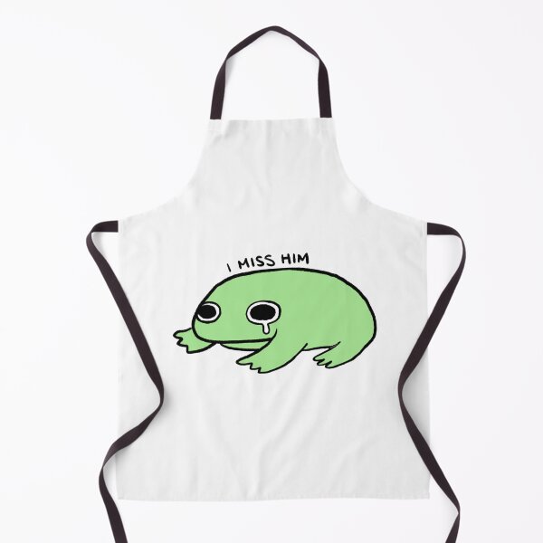 Item preview, I Miss Him | Cute Green Frog designed and sold by iristocat.
