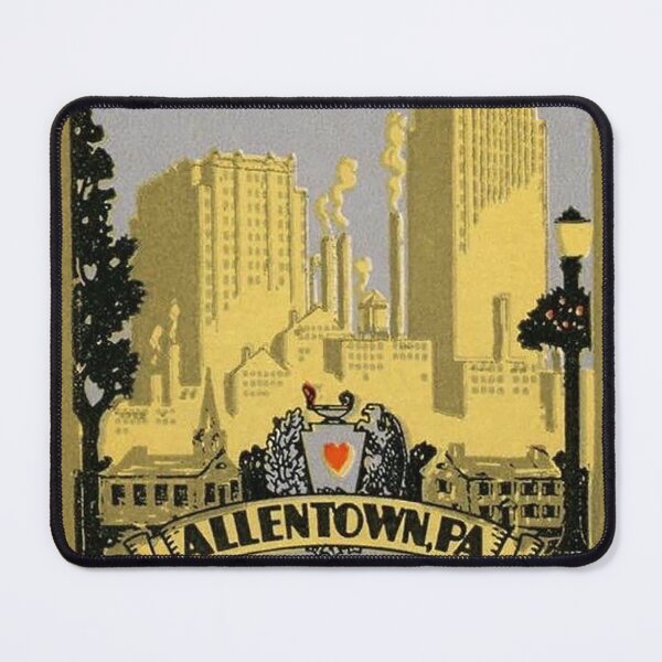 Item preview, Allentown PA, 100,000 Population Jubilee Allentown,  Art Deco Poster, 1928 Allentown Poster,  designed and sold by Nostrathomas66.