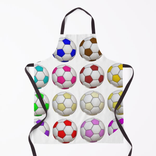 Item preview, Soccer Balls Multiple Colors Circle designed and sold by HatzicTshirts.