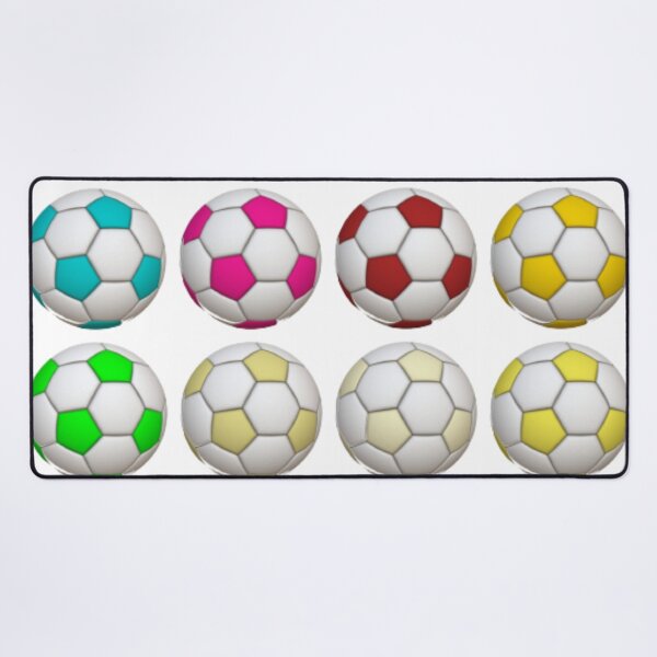 Item preview, Soccer Balls Multiple Colors Circle designed and sold by HatzicTshirts.