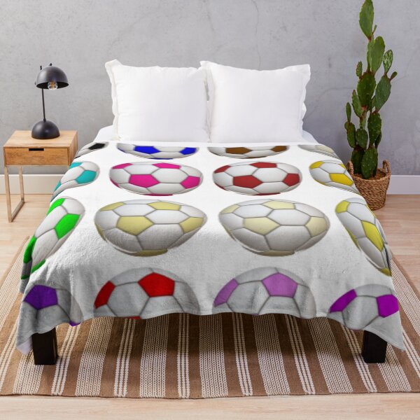 Item preview, Soccer Balls Multiple Colors Circle designed and sold by HatzicTshirts.