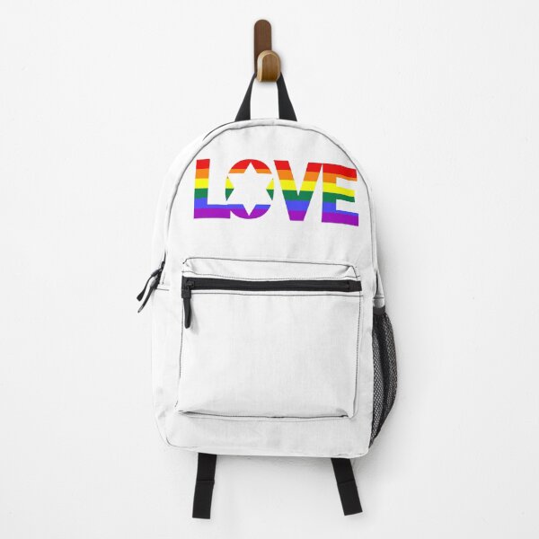 Vista previa del artículo con la obra «Fondo de orgullo de amor judío», diseñado y vendido por NJGDesigns.