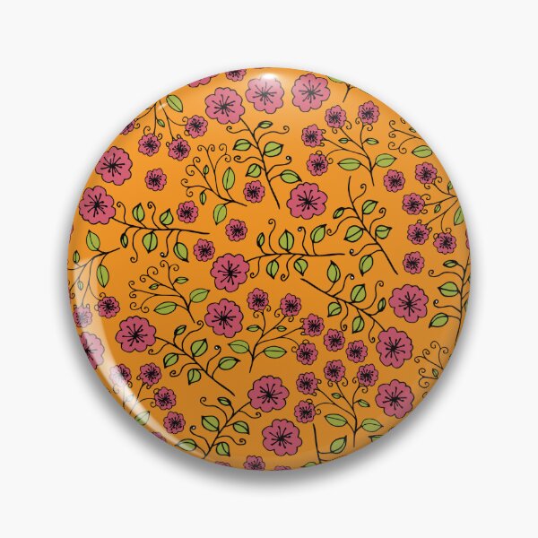 Artikelvorschau, Orange Ditsy Blumen entworfen und verkauft von freedmbelle.