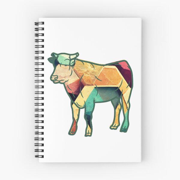 Item preview, Abstract pattern Andorra Cattle Cow silhouette sticker designed and sold by FarmsteadAcers.