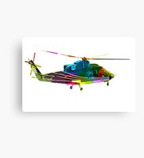 Colorful Helicopter Canvas Print