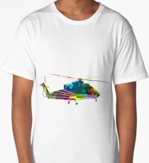 Colorful Helicopter Long T-Shirt