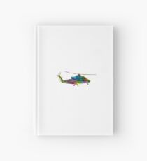 Colorful Helicopter Hardcover Journal