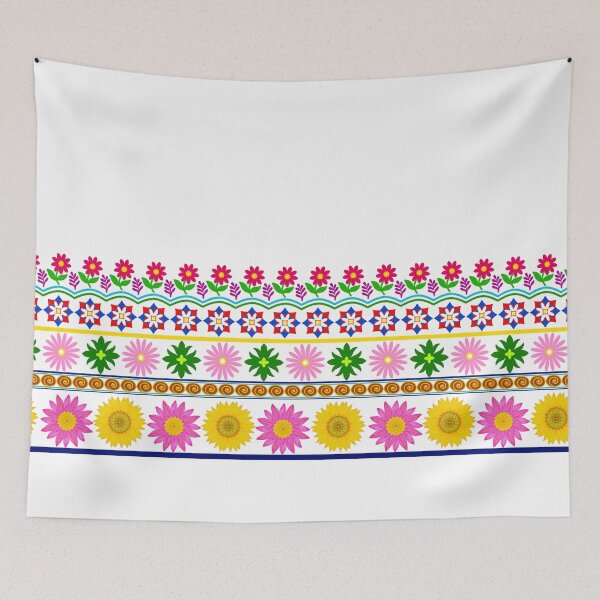 Item preview, Traditional floral art Pattern Patch Work Design designed and sold by Charmy Design.