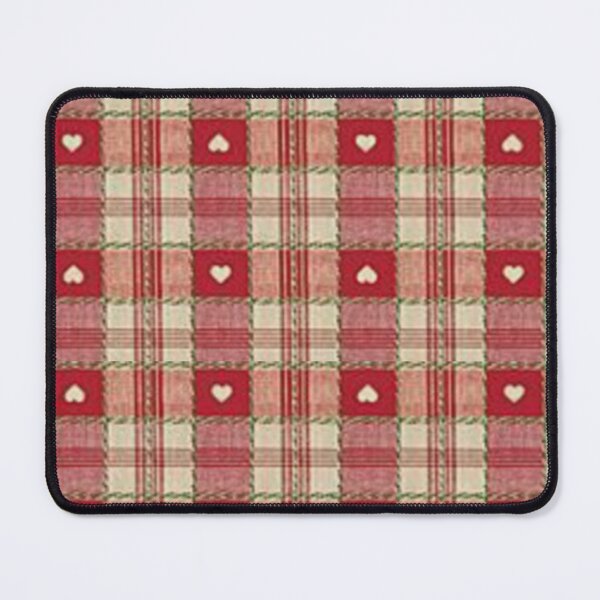 Item preview, Heart gingham pattern designed and sold by Pixiedrop.