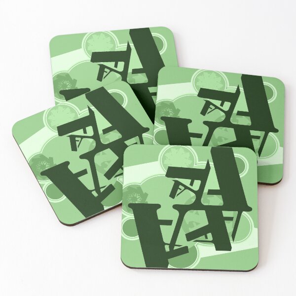 Item preview, Stencil - A (Lime) designed and sold by Bellingroy.