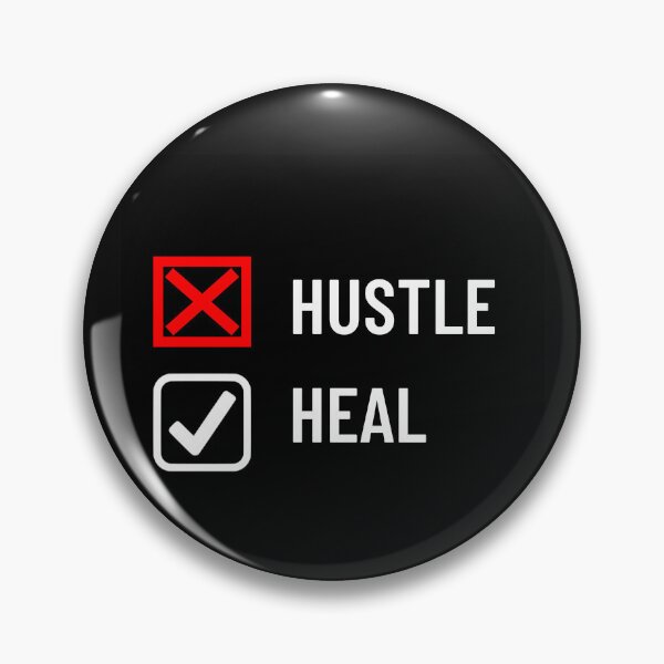 Artikelvorschau, Neues Mantra HUSTLE vs HEAL entworfen und verkauft von unclejab.