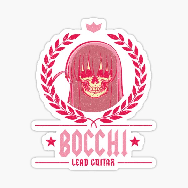 Aperçu de l'œuvre BOCCHI THE ROCK!: BOCCHI GUITARE LEAD (STYLE GRUNGE) créée et vendue par FunGangStore.