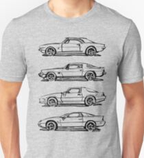 Camiseta unisex Generaciones Camaro