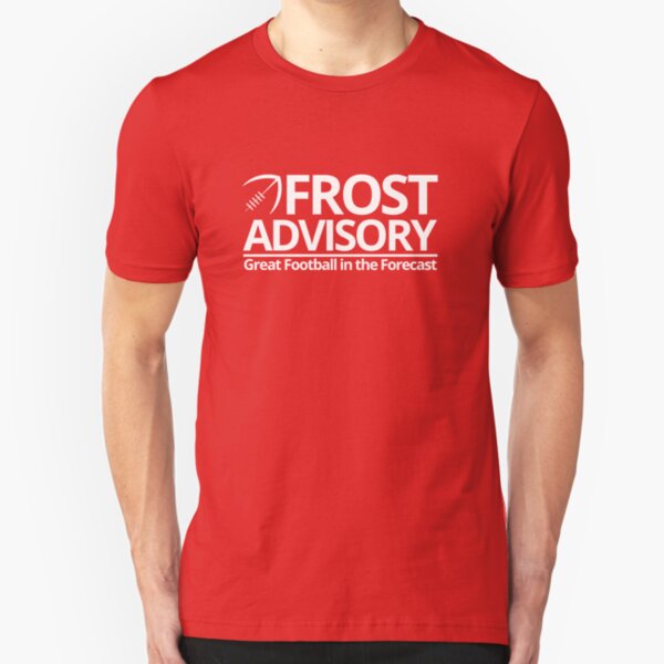 Frost Advisory - Football Slim Fit T-Shirt
