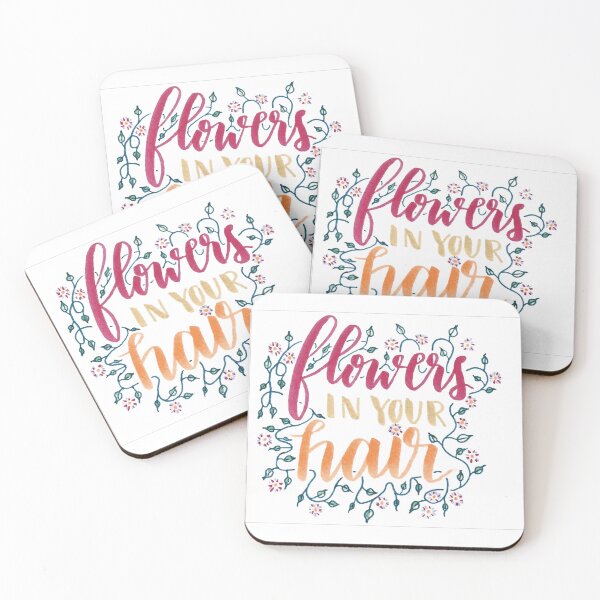 Artikelvorschau, Blumen in Ihrem Haar Lumineers Kalligrafie entworfen und verkauft von irlecates.