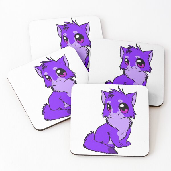 Item preview, Cute Purple Cartoon Cat designed and sold by Healio2.