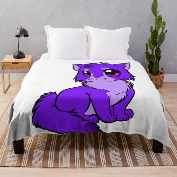 Item preview, Cute Purple Cartoon Cat designed and sold by Healio2.