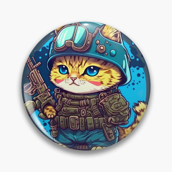 Item preview, Ukrainian Soldier Kitty designed and sold by ChillaStudio.