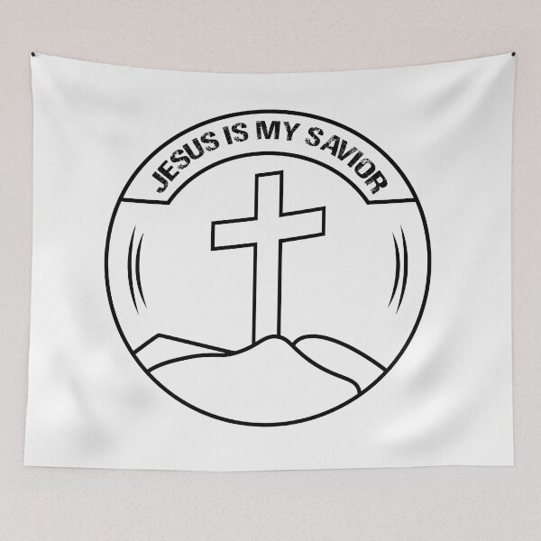 Item preview, T shirt, Sticker and logo - jesus is my savior designed and sold by Billium Halder.