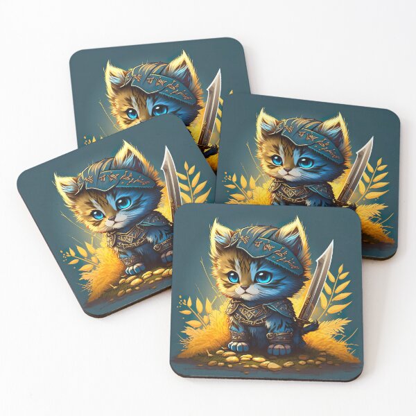 Item preview, Cat Soldier with Sword designed and sold by ChillaStudio.