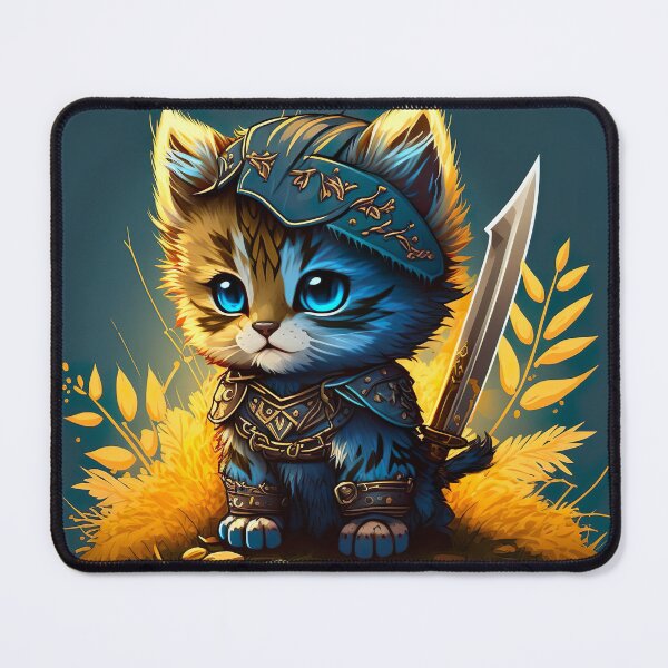 Item preview, Cat Soldier with Sword designed and sold by ChillaStudio.