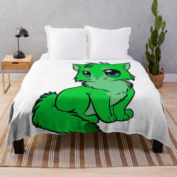 Item preview, Cute Green Cartoon Cat designed and sold by Healio2.