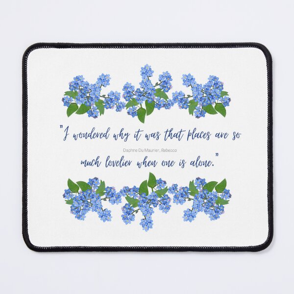 Item preview, Lovely Alone Rebecca Book Quote designed and sold by musicalsandtea.