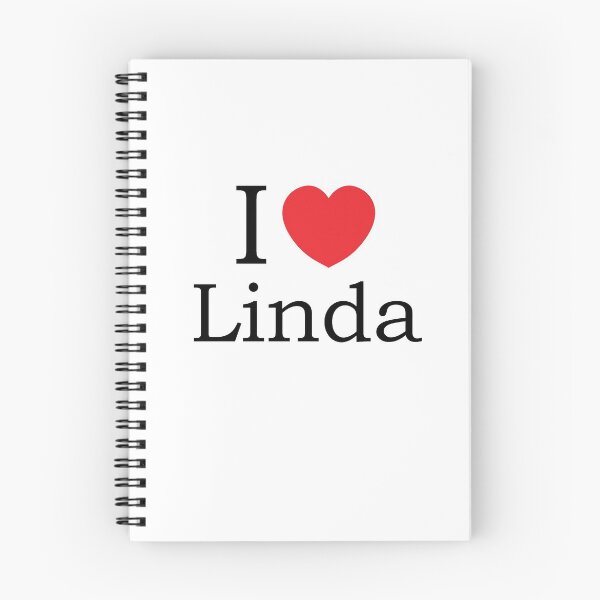 Item preview, I Love Linda - With Simple Love Heart designed and sold by theredteacup.