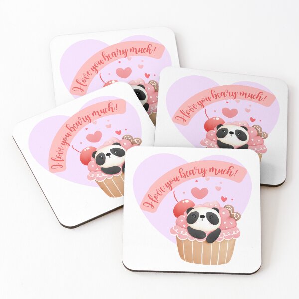 Item preview, Love You Beary Much! Panda Bear Valentine designed and sold by Fhfarms.