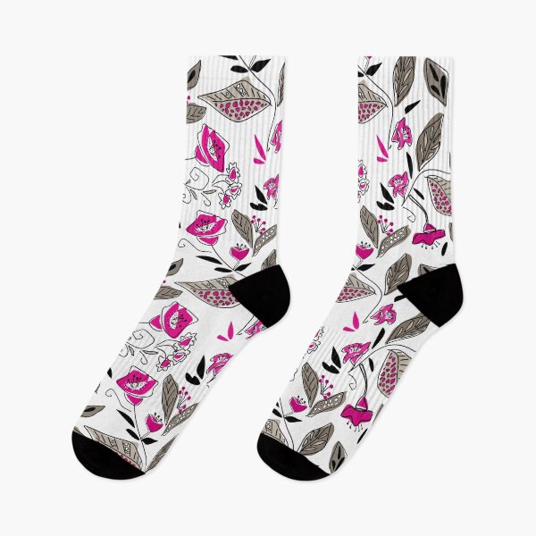 Item preview, Floral black and Burgundy  designed and sold by fuzzyfox.