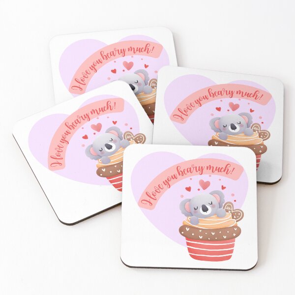 Item preview, Love You Beary Much! Koala Bear Valentine designed and sold by Fhfarms.