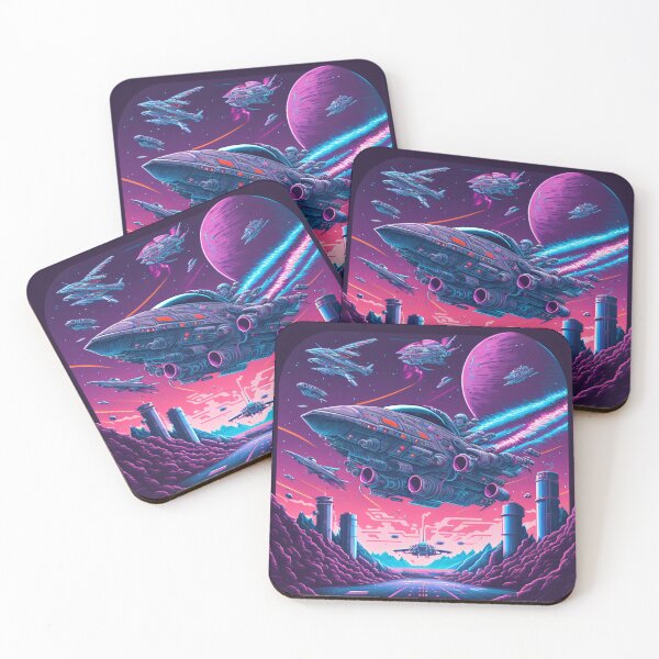 Item preview, Astropunk pastel nave espacial designed and sold by Dannypryce.