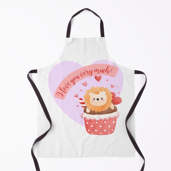 Item preview, Love You Very Much! Lion Valentine designed and sold by Fhfarms.