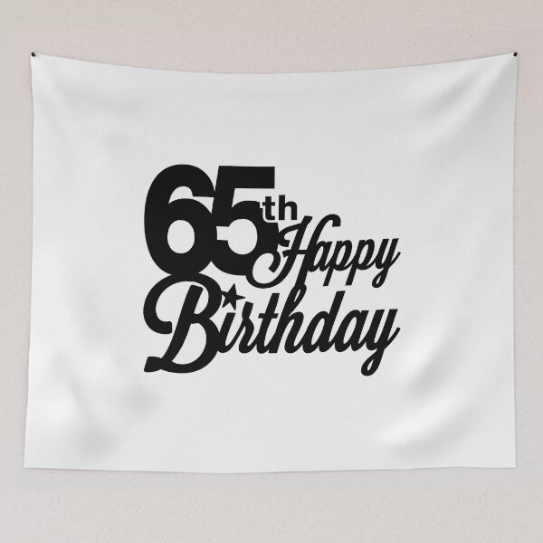Item preview, 65th Birthday T-Shirt, Happy Birthday T-shirt, Birthday Gift, Design for Man and Ladies ,Boy and Girl ,Classic T-Shirt Gift designed and sold by sixday 7day.