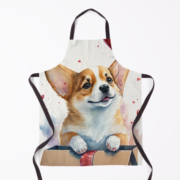 Item preview, Corgi with Hearts designed and sold by ChillaStudio.