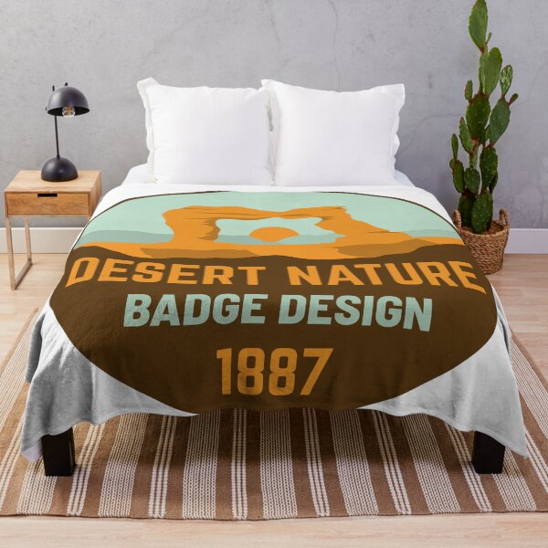 Item preview, Desert Utah, USA badge adventure patch Design Stickers designed and sold by wafizimamul.