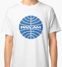 Pan Am Tshirt - Defunct Airline Company Logo - Airline Memorabilia - Retro Company Logo - Retro Tshirt Classic T-Shirt