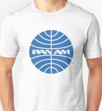 Pan Am Tshirt - Defunct Airline Company Logo - Airline Memorabilia - Retro Company Logo - Retro Tshirt Unisex T-Shirt