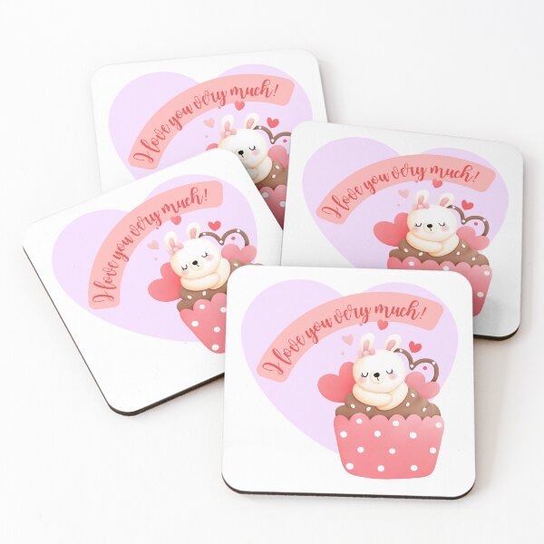 Item preview, Love You Very Much! Bunny Valentine designed and sold by Fhfarms.